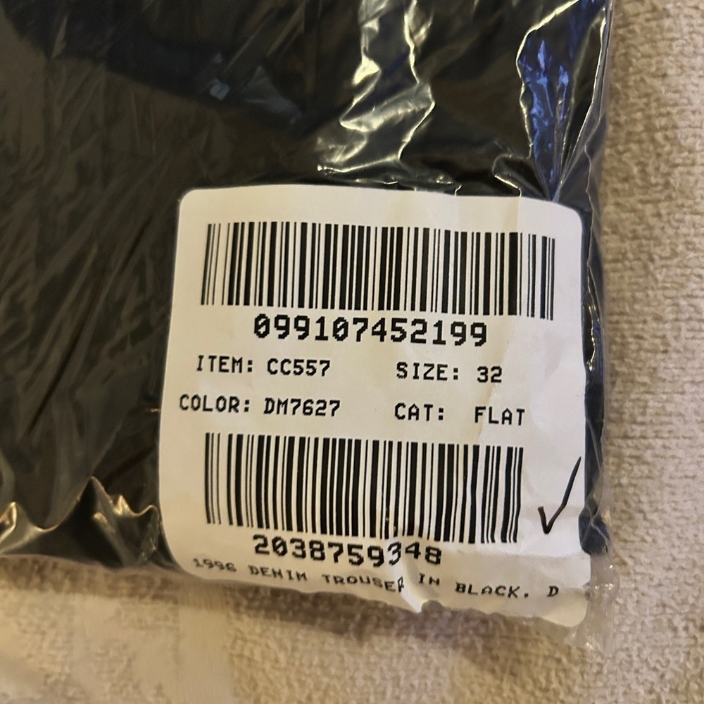 J. Crew Women’s Low-rise Denim Trouser in 1996 Semi-stretch Black Size 32 NWT - Picture 13 of 14